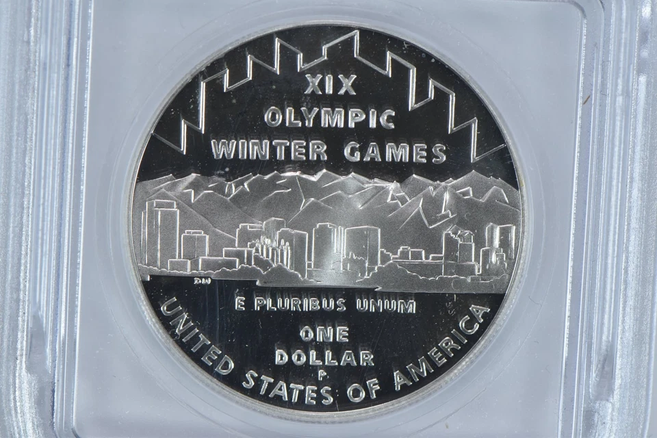 2002-P Winter Olympics Commemorative Silver Dollar PR70 DCAM ICG *9772 - Image 4 of 4