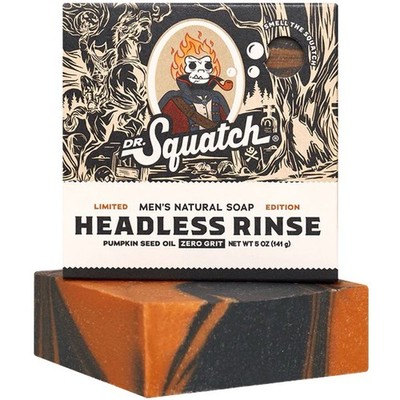 Dr. Squatch Headless Rinse Natural Body Soap, 5oz, NEW, BRAND NEW, READY FOR USE
