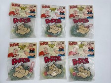 Vintage Popeye Marble Fun w/ Pouch 40 Marbles  1 Shooter Lot As Seen On TV 