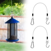 2Er-Set Vogelfutterhaken 11.81 In FüR Baum Silber