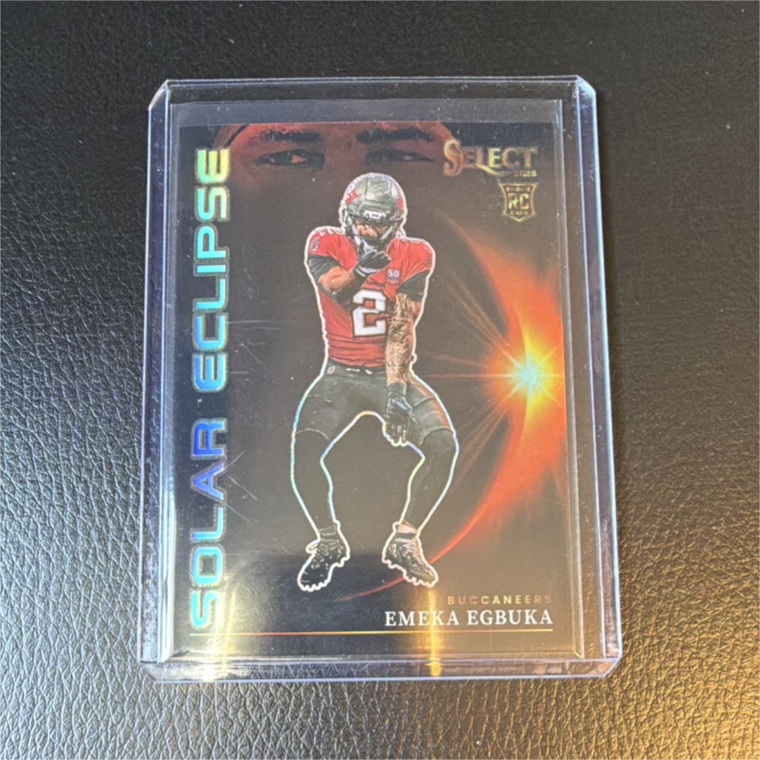Panini 2025 Select Solar Eclipse Emeka Egbuka Rookie Prizm #2 Buccaneers