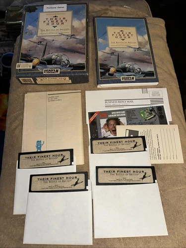 Their Finest Hour - LucasFilm Video Game for PC - 1989