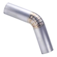2.5 Inch 45 Degree Exhaust Pipe Titanium Alloy 2.5 Inch Exhaust Pipe 45 Degr...