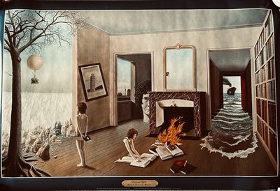 Dominique Appia  Entre  Les Trous De La Memoire  Poster Print 38 x25-3/4  1975