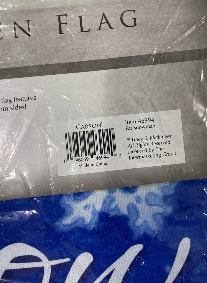 Muñeco de Nieve Navidad Jardín Bandera Fiesta Fiesta Banner Nieve Invierno Decoración Caprichoso Nuevo Foto 4 de 4