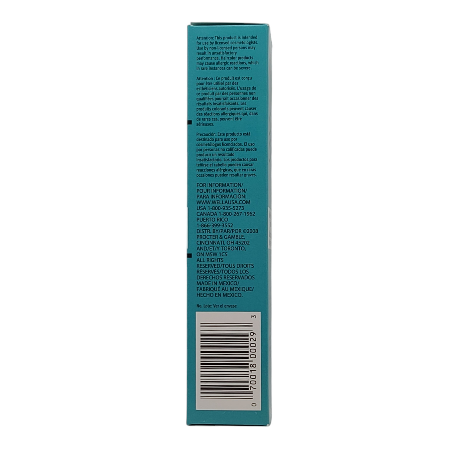 2 Pack Wella Color Charm Demi-Permanent Hair Color 9G 9/3 Soft Golden Blonde 2oz