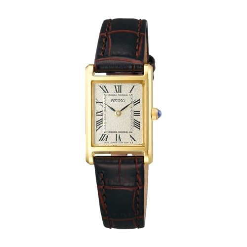 Seiko Selection SSEH002 Nano Universe Ladies Watch Vintage Style Brown - Picture 1 of 4