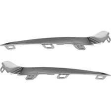 Set of 2 Fog Light Trims Driving Lamp  Driver & Passenger Side Left Right Pair