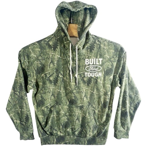 Official Licensed Ford Motor Co Camouflage Hoodie Built Ford Tough Mens Medium