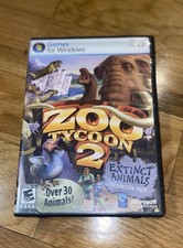 Zoo Tycoon 2: Extinct Animals PC, 2007  With Case No Manual