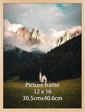 12x16 Picture Frame Natural Woodgrain, Fit 30x40cm Diamond Painting Art, 16x1...