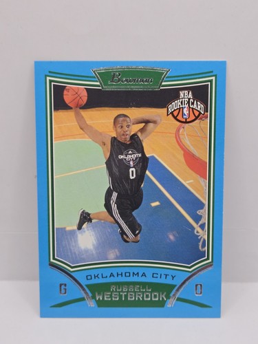 Russell Westbrook [Blue] #114 2008 Bowman card