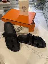 $1,050 Hermes Chypre Womens Sandals
