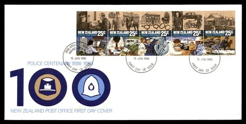 Mayfairstamps New Zealand FDC 1986 police centenary First Day Cover aax_51743
