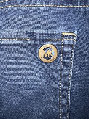Michael Kors Izzy Skinny Jeans Pants Dark Blue Size 12