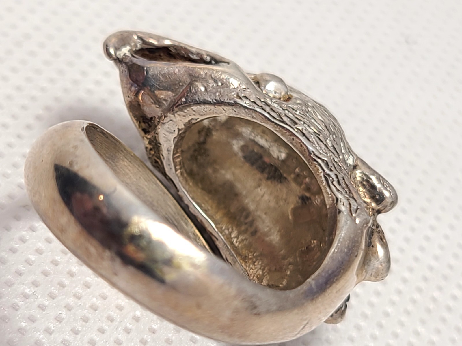 925 Sterling Silver Eagle Ring Size 7 - image 8