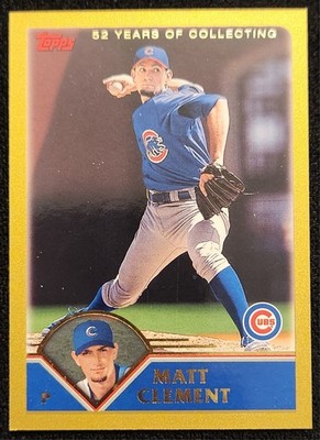 2003 Topps - Matt Clement #539 Gold 1197/2003