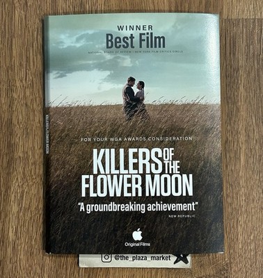 Killers of the Flower Moon FYC DVD Leonardo DiCaprio Apple Films rare Screener