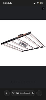 Spider Farmer SF-G5000 Bridgelux LED 480W Growlampe Pflanzenlampe