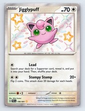 Holo Jigglypuff Shiny Rare SV: Paldean Fates 198/091 NM on eBay