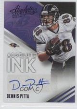 Panini Absolute Ink Spectrum 2014 aniversario 12/20 Dennis Pitta #AB-DP automático 1 m8