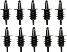 Hawaiian Shaved Ice Syrup Precise Control Bottle Pourers - 10 Pack 