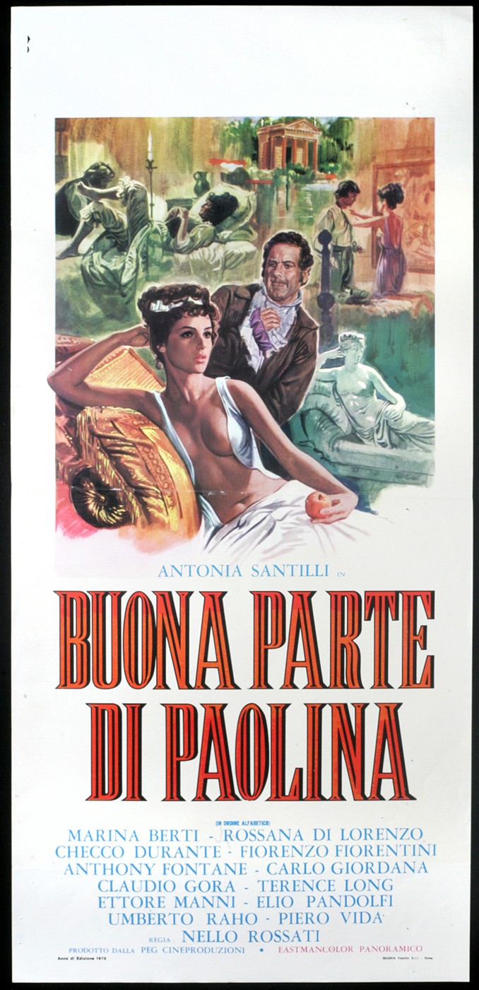 Locandina originale film Buona parte di Paolina (1972) - Regia di Nello Rossati