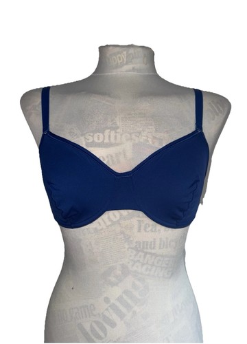 ERES BLUE UNDERWEAR SET & SILK POUCH NEW TAG SIZE 36D ATLANTIS - Picture 2 of 19