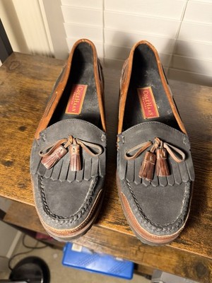 ?? H.H. BROWN‎ Handcrafted Kiltie Tassel Moccasin Loafers Men’s US 10.5 *READ* H H BROWN Kiltie Tassel LEATHER Loafers Oxford Casual Dress  main image 3