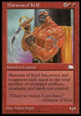 MTG Magic the Gathering Maraxus of Keld (111/167) Weatherlight LP