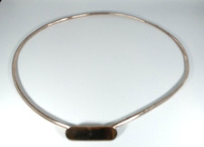 Vintage Silver Tone Skinny Stretch Snake Belt Hook Closure 29" Metal Excellent