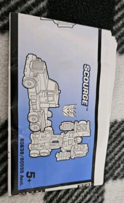 TRANSFORMERS RID X-Brawn Scourge Instruction Booklet Only 2001