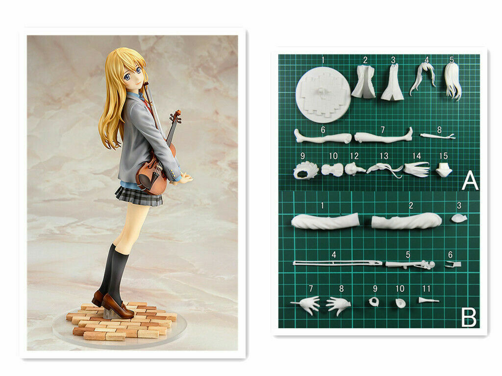 Your Lie in April Miyazono Kaori 1/8 Unassembled Unpainted