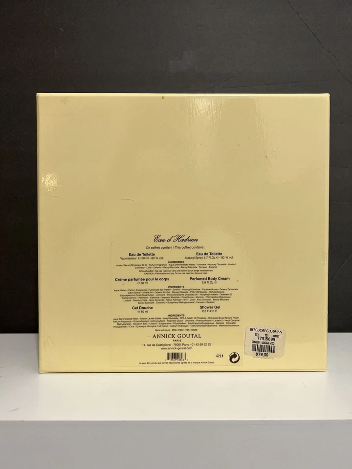 Annick Goutal Eau D'Hadrien Juego de 3 Piezas Eau De Toilette Crema Corporal Gel de Ducha Foto 2 de 4