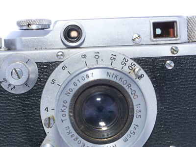 Canon Seiki-Kogaku S-II camera, Nikkor-QC 5cm f3.5 lens. Circa