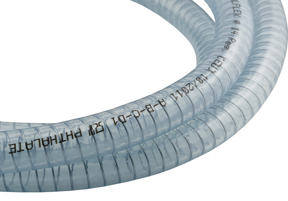 PVC-Schlauch Transparent 12 M – 8x10 Mm, Für Wasser, Luft & Benzin, Flexibel