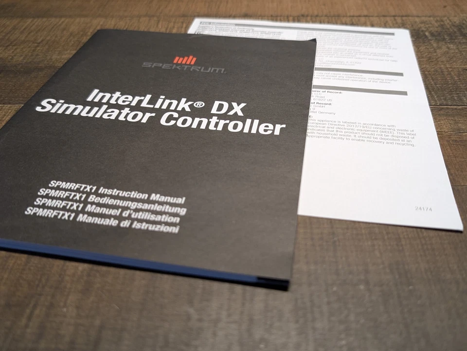 Spetrum InterLink DX Simulator Controller Manual R/C Aircraft Airplane SPMRFTX1 - Image 4 of 4