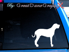 Great Dane 6 -Vinyl Decal Sticker -Color Choice -HIGH QUALITY