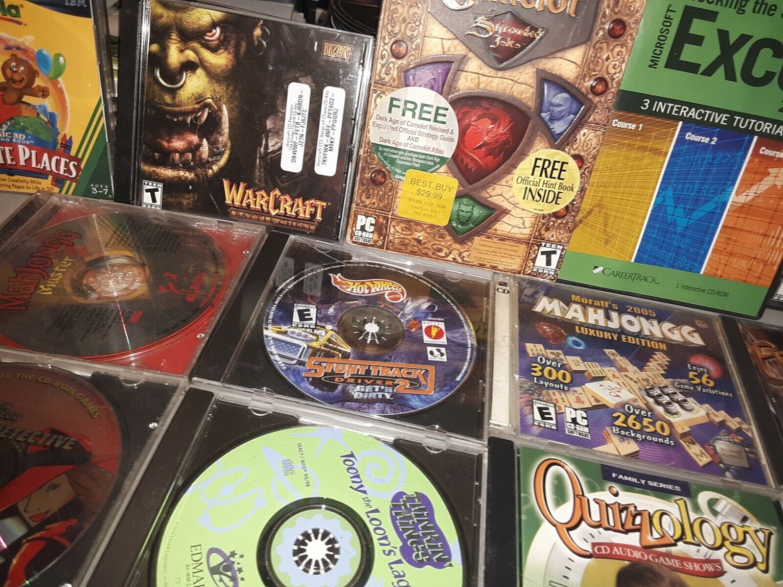 PC CD-ROM + DVD-ROM Games / Lot of 13: Legends of the Lost, Harry Potter,  etc.