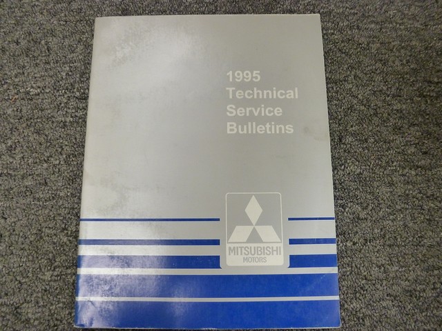 1995 Mitsubishi 3000GT Service Technical Bulletin Manual Convertible SL