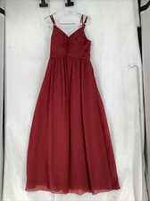Azazie Red Bridesmaid Dress Size A12