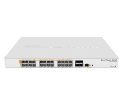 4752224002228 MikroTik CRS328-24P-4S+RM 28P PoE (PoE+ 24) 10G managed Gigabit Sw