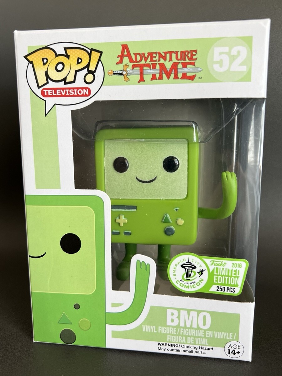Funko Pop! Vinyl: Adventure Time - BMO - (Glow , Green) #52 - ECCC