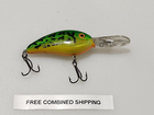 Bill Dance Excalibur Fat Free Fingerling 2 1/4 Crankbait – Leurre De Pêche Pro, Discontinue Mais En Bon état !