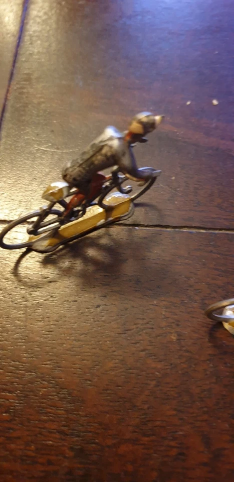 CYCLISTES QUIRALU 2 COUREURS TOUR DE FRANCE 1939 DANS LEUR JUS ROUES EVIDEES - Photo 3/4