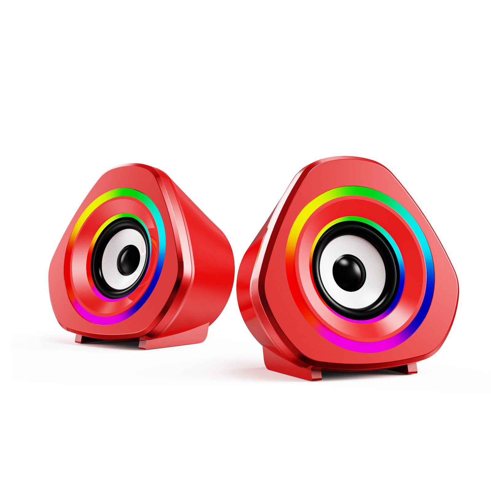 Home Speaker Set Desktop PC  Speakers 3.5mm Wired Laptop D0G7