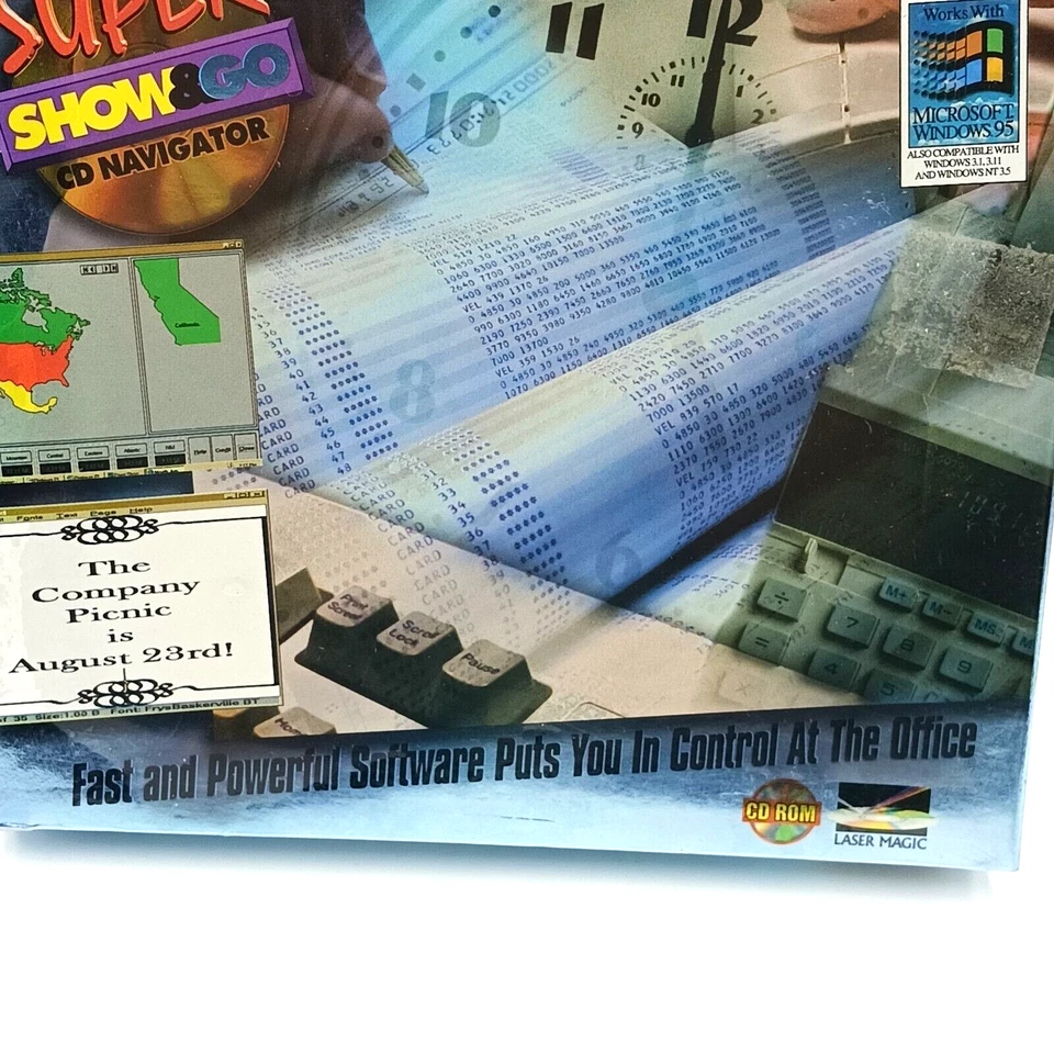 Laser Magic Power Office CD ROM Software 95 Windows 1995 Vintage 246 Programs - Image 3 of 4