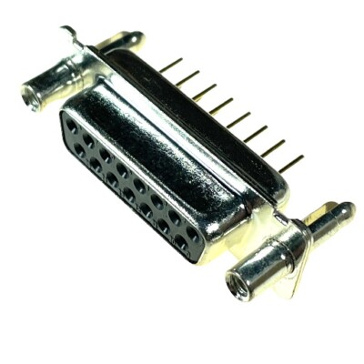 [2pcs] L77DFA15SOL2RM8 Conn D-SUB SKT-15, 2,74 mm THT