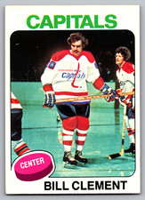 1975-76 TOPPS #189 BILL CLEMENT CAPITALS