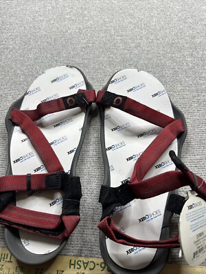 Xero Shoes, Z-Trek Sandals, Men's 11 Red Barefoot Hiking NWT
